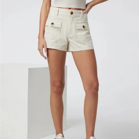 Vuori Organic Cotton Ripstop Utility Short Milkweed Cream  Sz XL - Picture 1 of 4